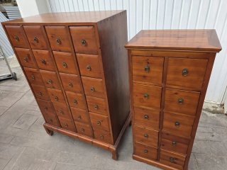 Pack 2 cajoneras madera