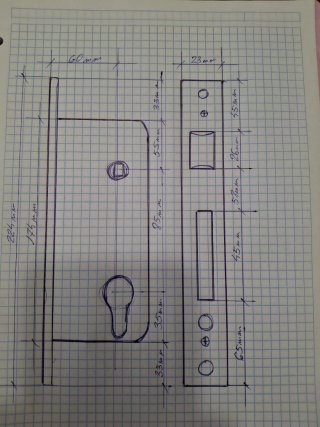 Cerradura de seguridad dorada