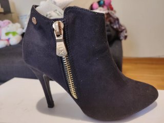 Botines tacón mujer Xti negros