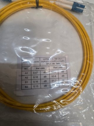 6 Latiguillos FO SM LC/UPC-LC/UPC Dúplex 2m