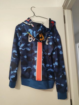 Sudadera Paris Camuflaje Azul niño