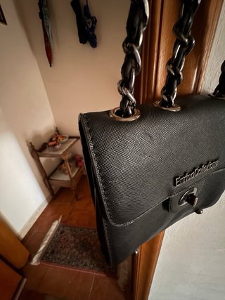 Piccola borsetta Enrico Collezione nera
