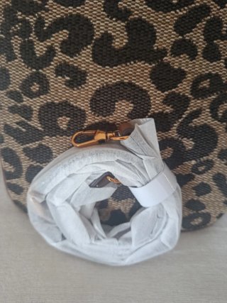 Bolso de mano estampado leopardo