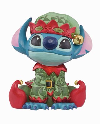 Figura Stitch Elfo Disney Traditions Jim Shore