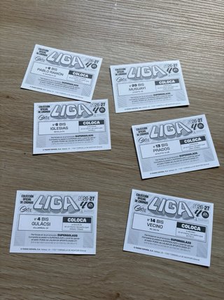 226 Cromos La Liga 1ª y 2ª Edición
