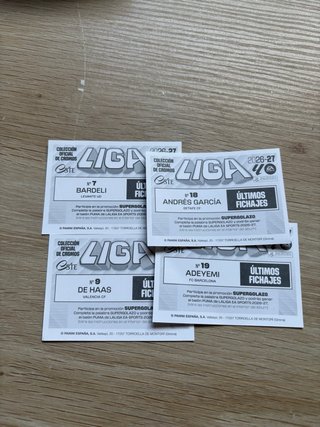 226 Cromos La Liga 1ª y 2ª Edición