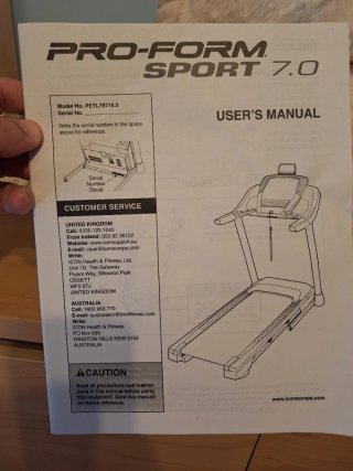 Cinta de correr Pro-Form Sport 7.0