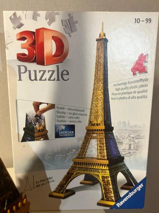 Puzzle 3D Torre Eiffel Ravensburger 224 piezas