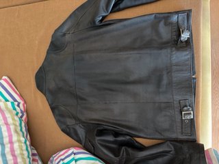 Cazadora de piel custom negra