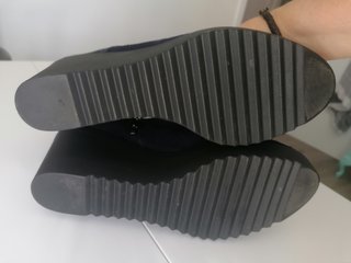 Botines ante azul marino Talla 40