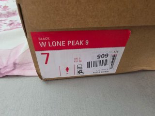 Zapatillas Altra Lone Peak 9 Talla 38 Negras