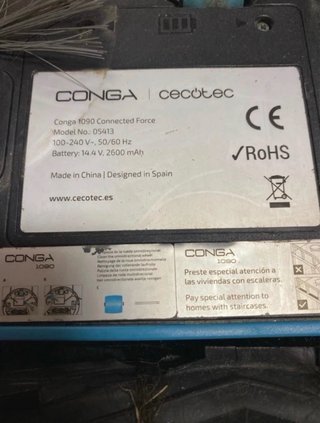 Robot Aspirador Cecotec Conga 1090 Negro