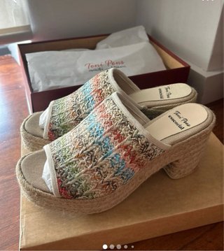 Sandalias Toni Pons esparto multicolor
