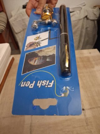 Mini caña de pescar Fish Pen