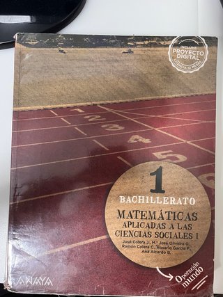 Matemáticas aplicadas a las Ciencias Sociales I...