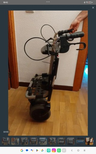 Andador 4 ruedas plegable