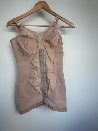 Faja Corsé Vintage Encaje Beige