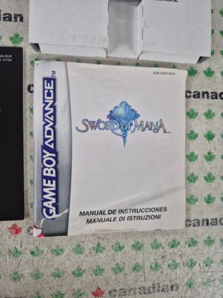 Sword of Mana Game Boy Advance