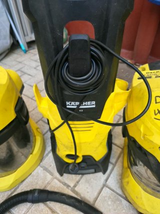 3 Aspiradoras Kärcher + 1 Hidrolimpiadora