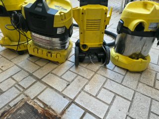 3 Aspiradoras Kärcher + 1 Hidrolimpiadora