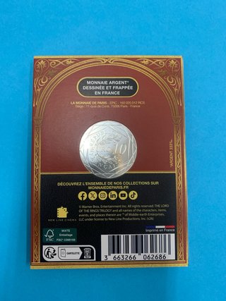 10 eur Francia 2026 El Señor de los Anillos 14/18