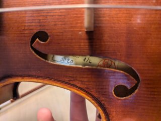 Violín 1/2 Luthier Vidal madera europea