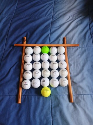 25 pelotas de golf+1 de regalo