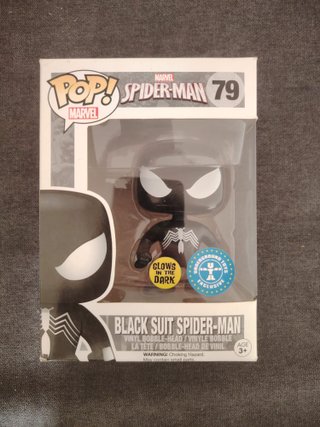 Funko Pop! Black Suit Spider-Man 79 Marvel
