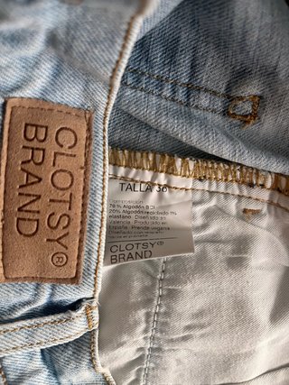 Shorts vaqueros Clotsy Talla 38
