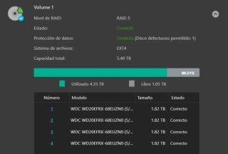 NAS Asustor 6104T 4 Bahías (Negociable)