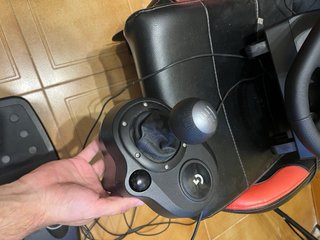 Logitech G923 Volante Gaming con palanca y asiento