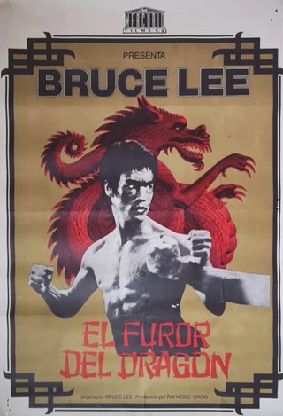 Cartel Cine El Furor del Dragón Bruce Lee