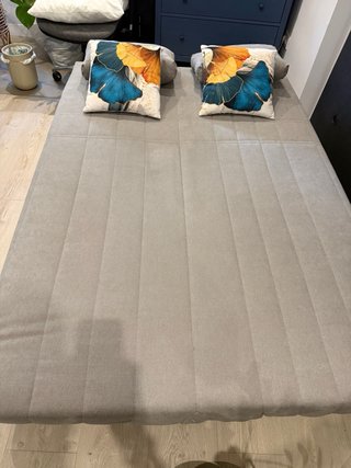 Sofá Cama Gris 3 Plazas Clic Clac