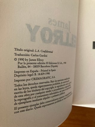 Novela negra. James Ellroy + Raymond Chandler.