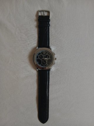 Reloj Emporio Armani Negro y Plateado
