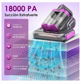 Aspirador Antiacaros LinkiFly MT1 UV