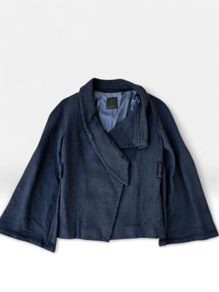 Giacca Pinko blu lana vergine taglia 44