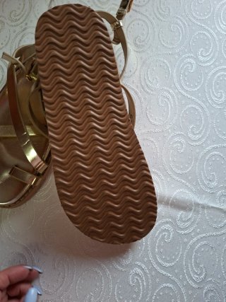 Sandalias Melody Doradas Talla 38