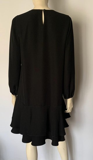 Vestido Negro Midi Carolina Herrera