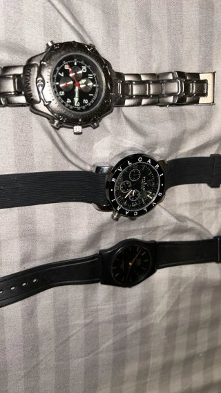 Lote 3 Relojes Bulgari y Q&Q