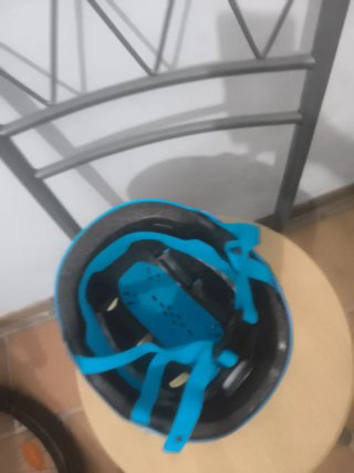 Casco Bicicleta Azul Talla 55-59 cm
