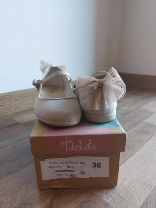 Bailarinas TkoLote niña beige