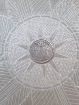 Moneda 1 peseta plata 1904 Alfonso XIII