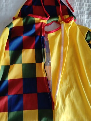 Disfraz de payaso talla 7-10