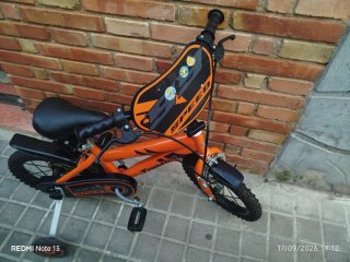 Bicicleta infantile arancione SPEED