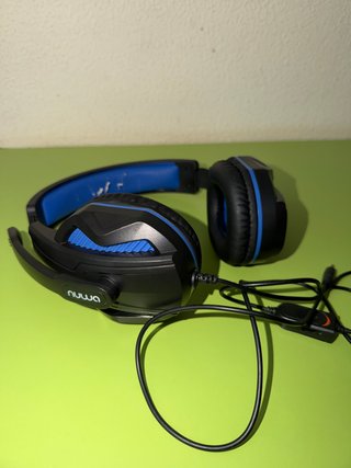 Auriculares Gaming Nwua Negros y Azules