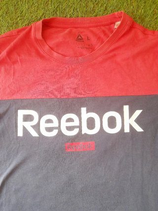 Maglietta Reebok Rosso/Navy Tg.L
