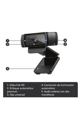 Cámara Web Logitech C920 Pro HD