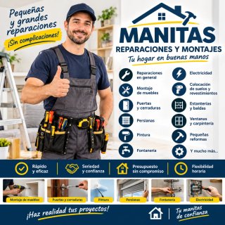 Manitas: Reparaciones y Montajes