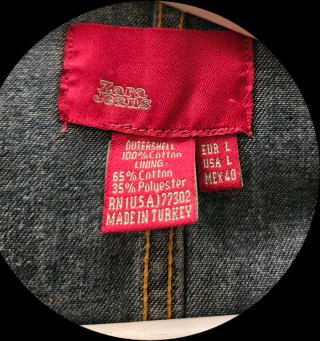 Chaqueta Vaquera Zara Hombre